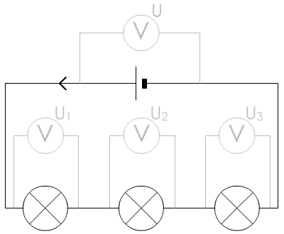 Loi de la tension électrique dans un circuit en série : Cours de collège